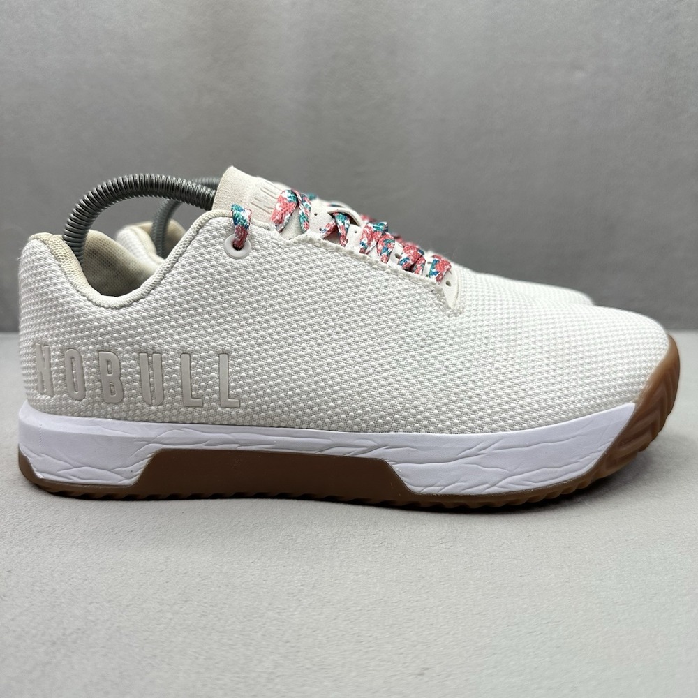 NOBULL Outwork Edge Womens Size 10 Shoes White Gum Training CrossFit Workout Gym